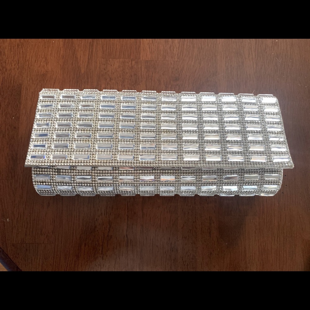 NEW Crystal women’s  baguette clutch